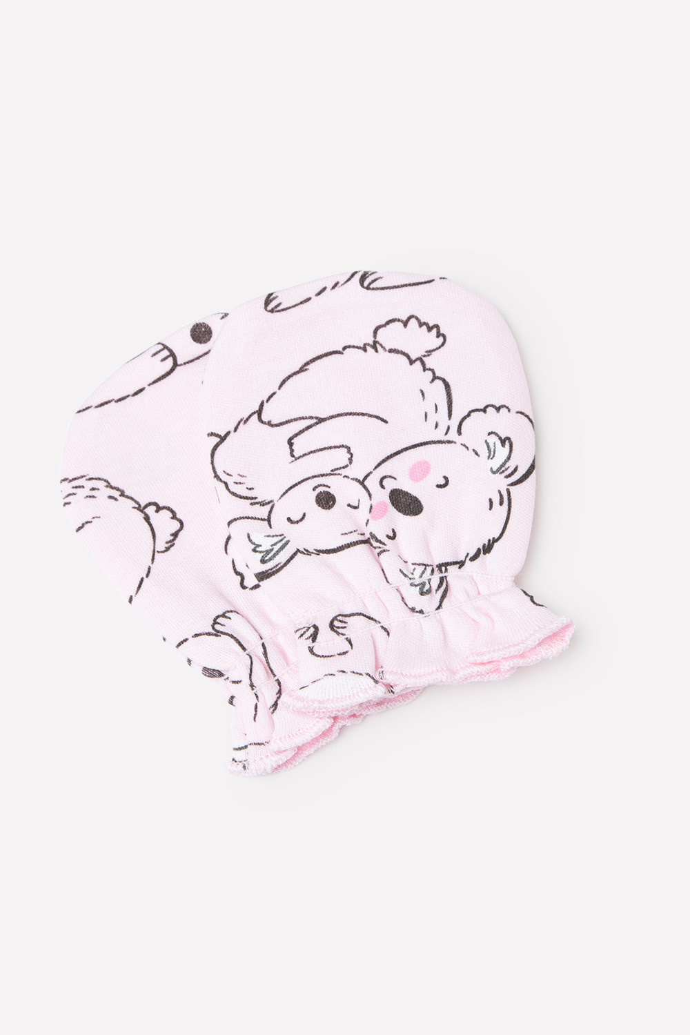 картинка Рукавички для девочки Crockid К 8528 забавные коалы на нежно-розовом от магазина детских товаров ALiSa