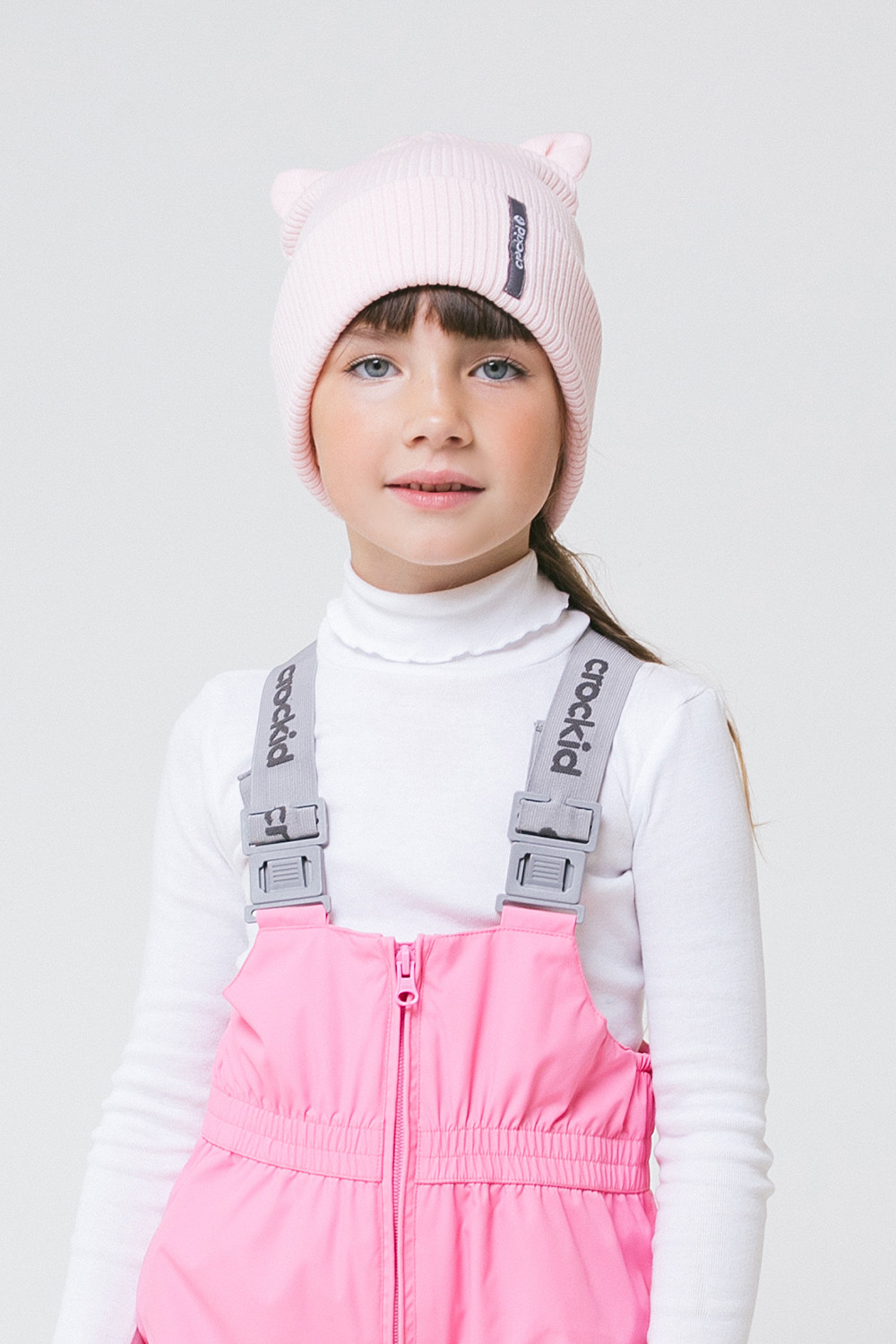 картинка Полукомбинезон демисезонный утепленный для девочки Crockid ВК 46016/17 ГР от магазина детских товаров ALiSa