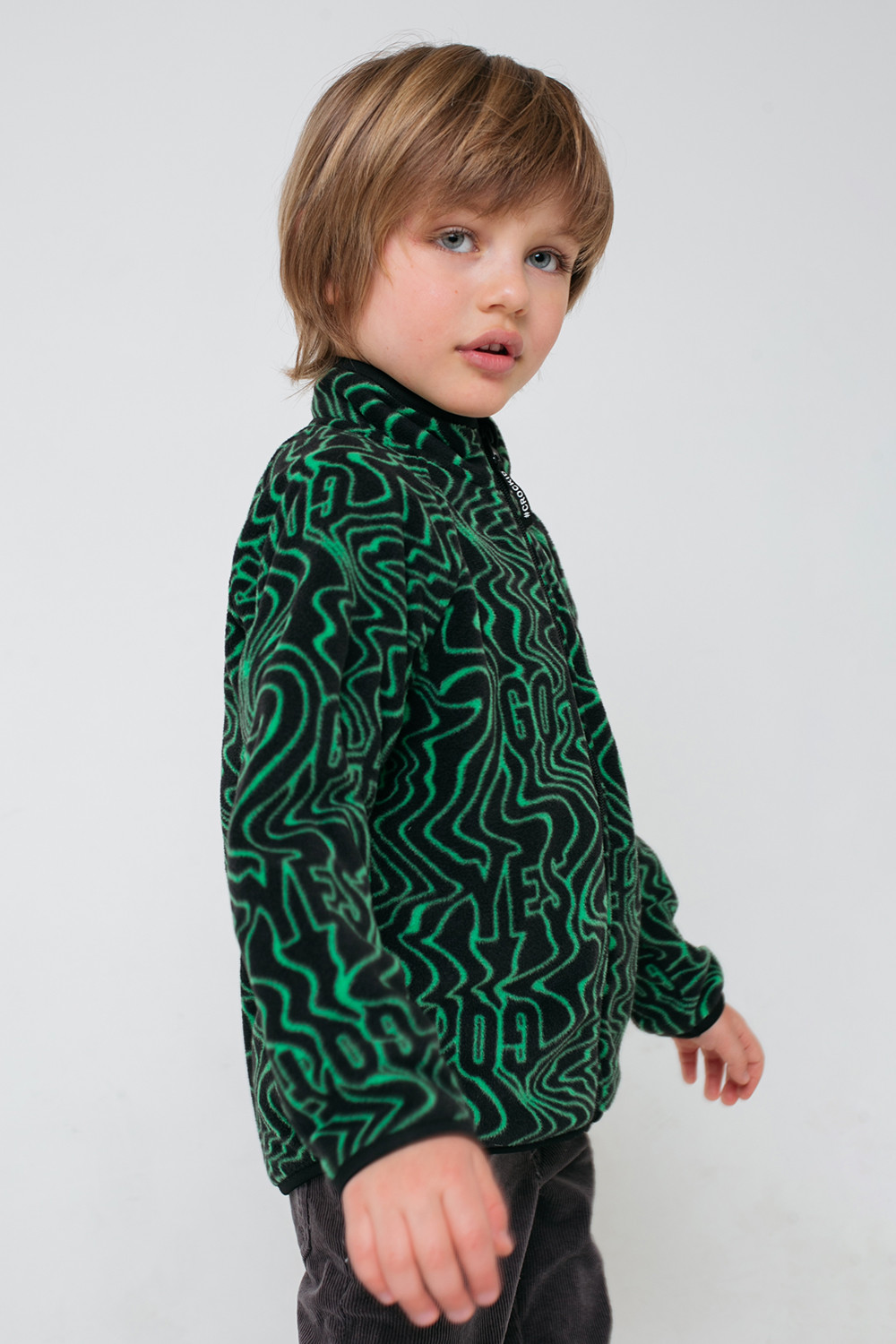 картинка Куртка флисовая для мальчика Crockid ФЛ 34011/н/46 ГР от магазина детских товаров ALiSa