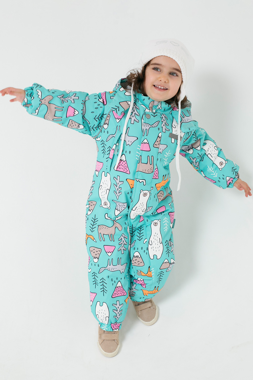 картинка Комбинезон зимний для девочки Crockid ВК 60041/н/8 УЗГ от магазина детских товаров ALiSa