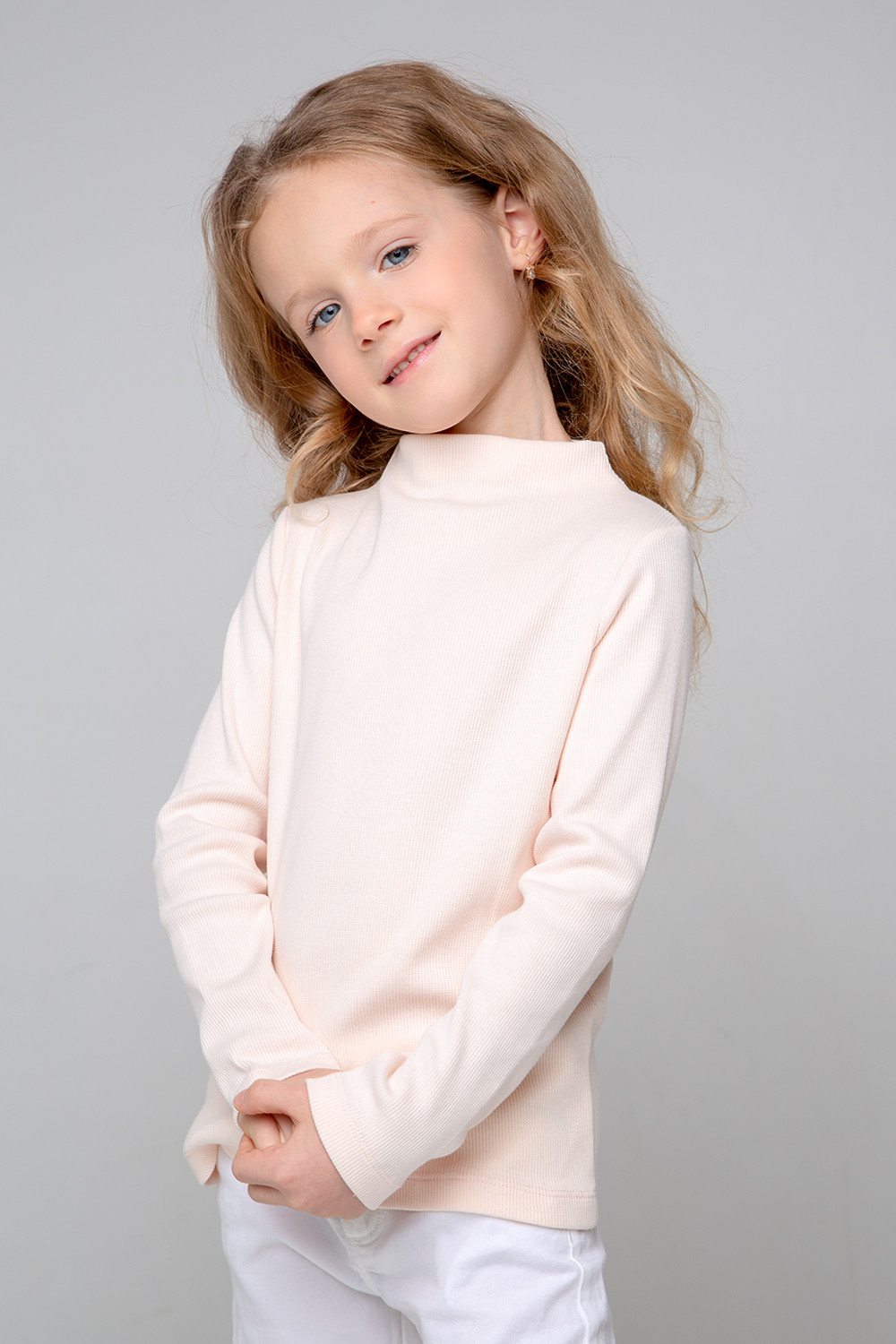 картинка Джемпер для девочки Crockid КР 301435 светлый жемчуг к351 от магазина детских товаров ALiSa
