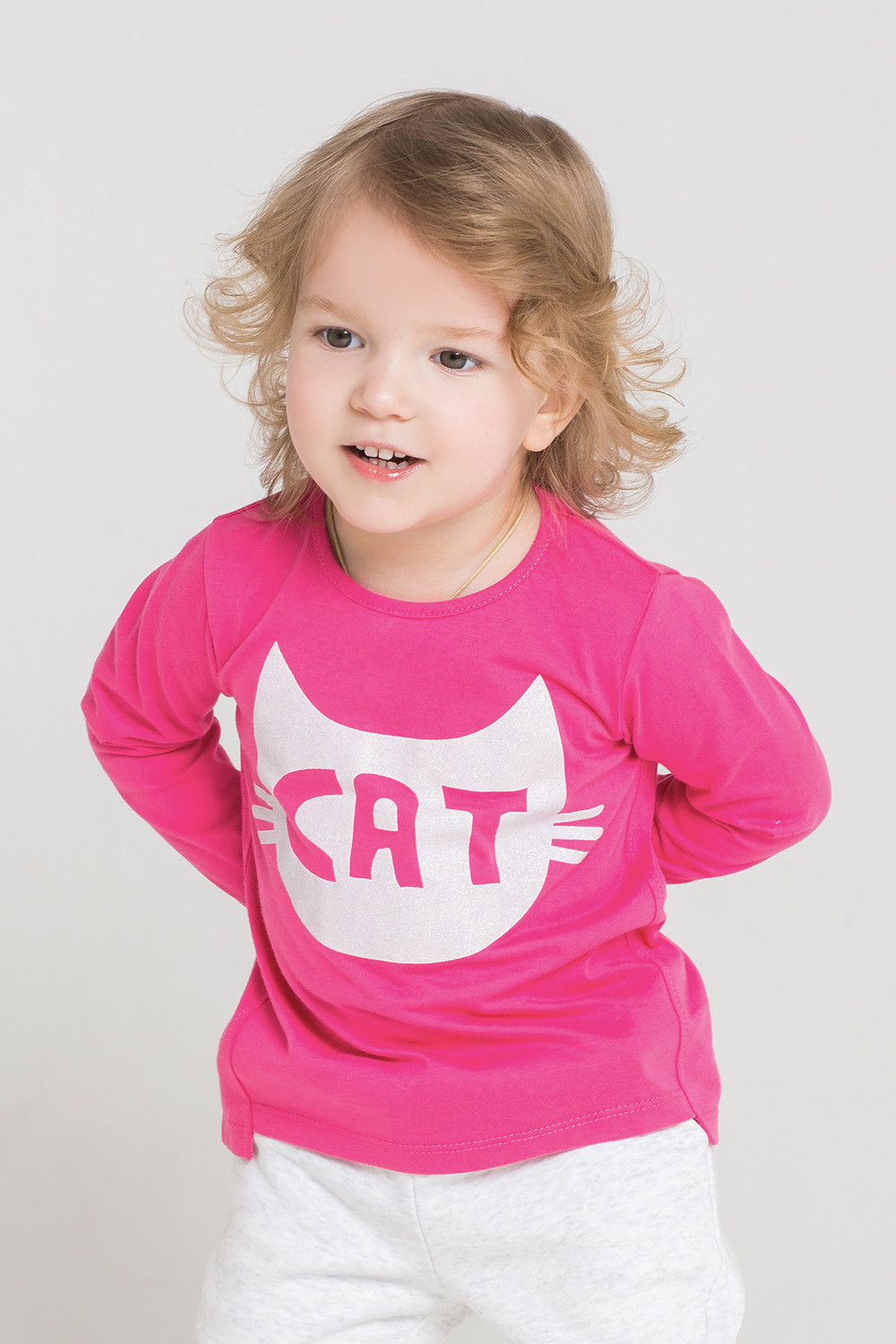 картинка Джемпер для девочки Crockid КР 300753 ярко-розовый к213 от магазина детских товаров ALiSa