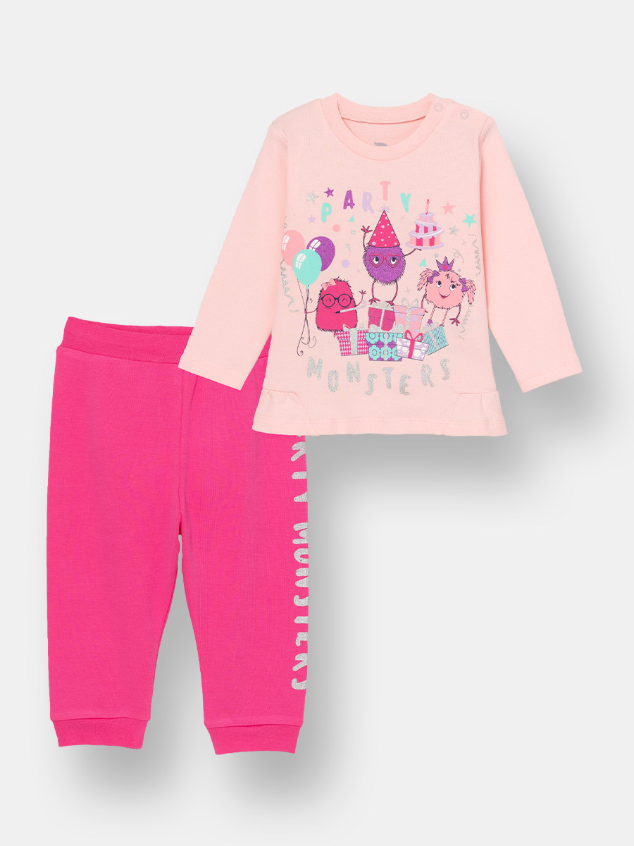 картинка Комплект для девочки Cherubino CSNG 90118-27-302 Розовый от магазина детских товаров ALiSa