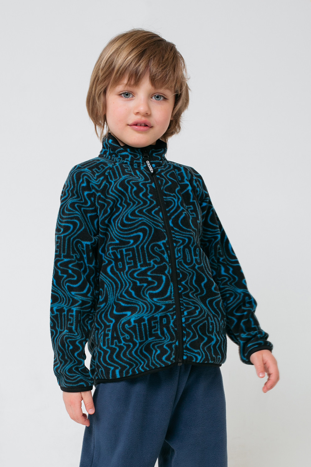 картинка Куртка флисовая для мальчика Crockid ФЛ 34011/н/45 ГР от магазина детских товаров ALiSa