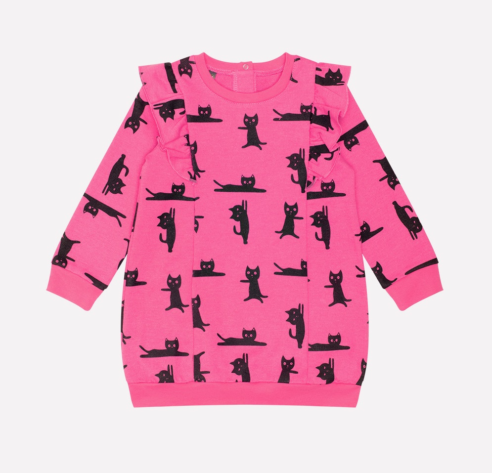 картинка Платье для девочки Crockid КР 5549 ярко-розовый, мультгерой к213 от магазина детских товаров ALiSa