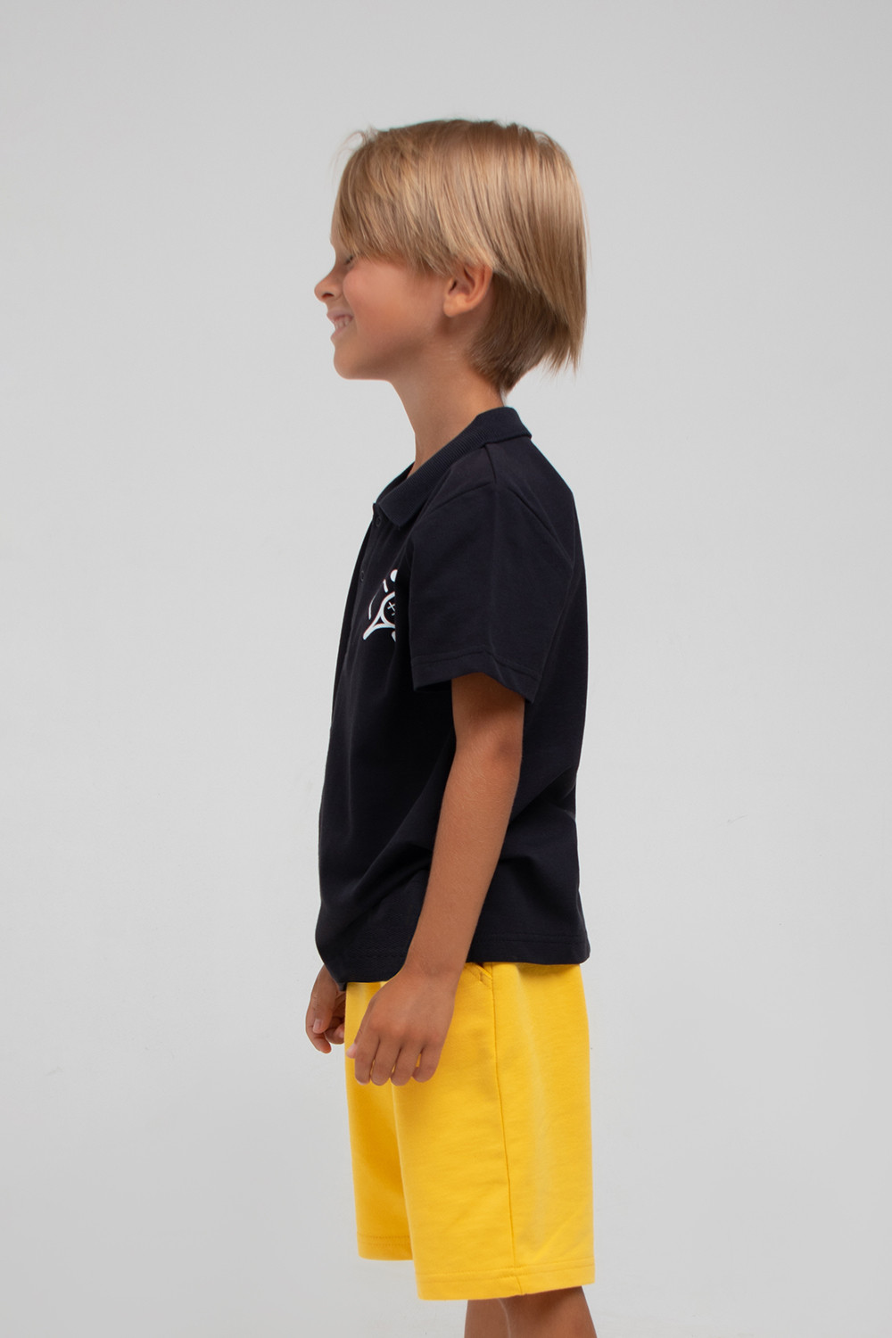 картинка Джемпер-поло для мальчика Crockid К 301633 черный к1283 от магазина детских товаров ALiSa