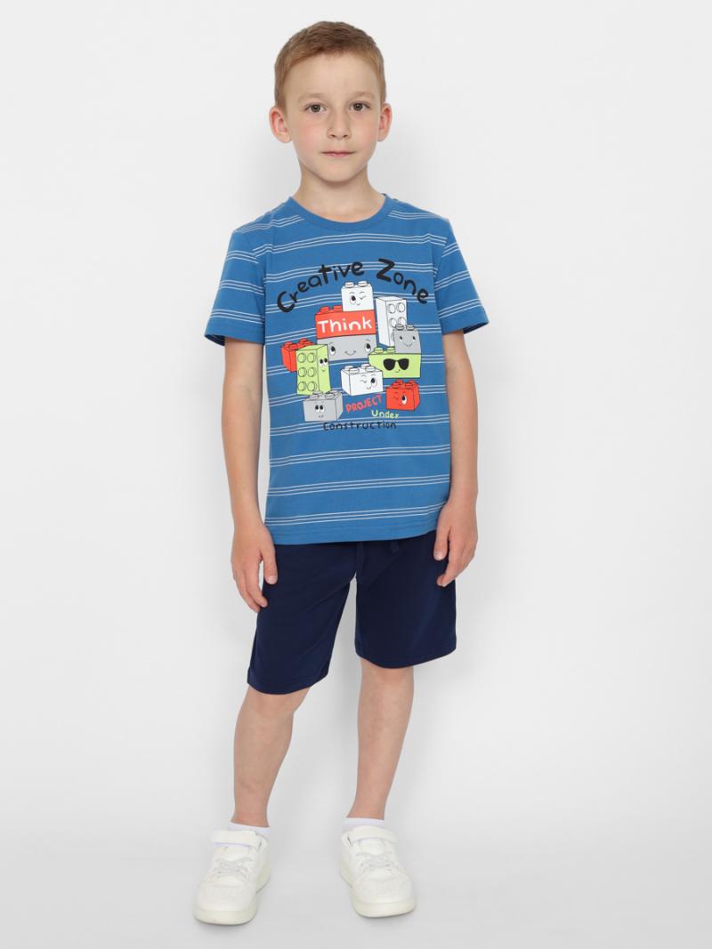 картинка Комплект для мальчика Cherubino CWKB 90148-42 Синий от магазина детских товаров ALiSa