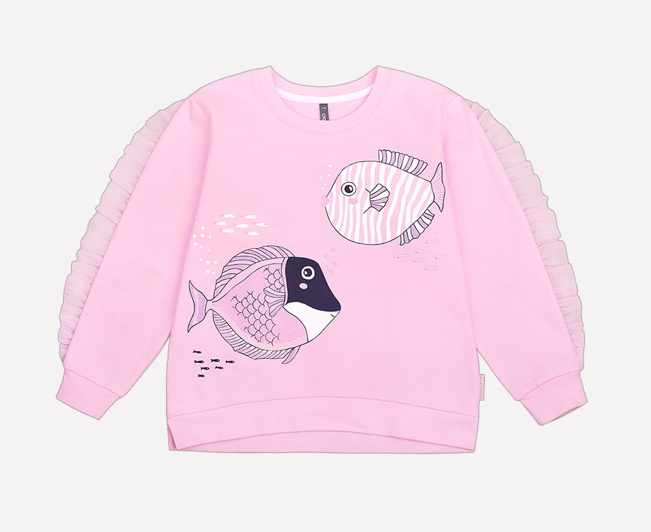 картинка Джемпер для девочки Crockid КР 300647 розовое облако2 к211 от магазина детских товаров ALiSa