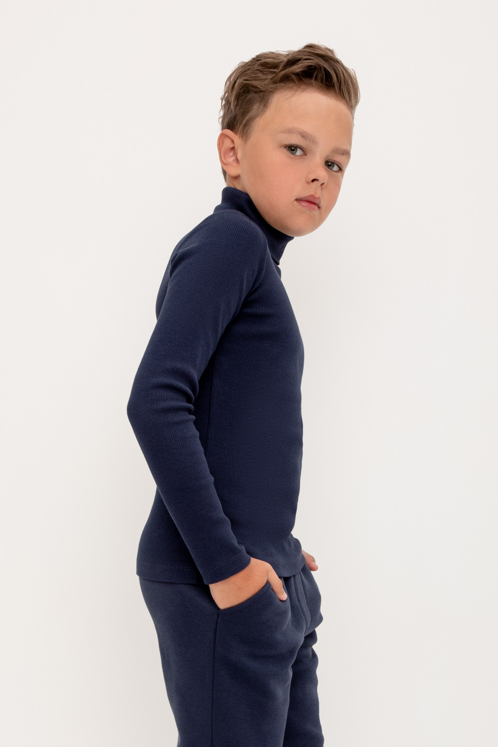 картинка Джемпер для мальчика Crockid КР 301477 глубокий синий к418 от магазина детских товаров ALiSa