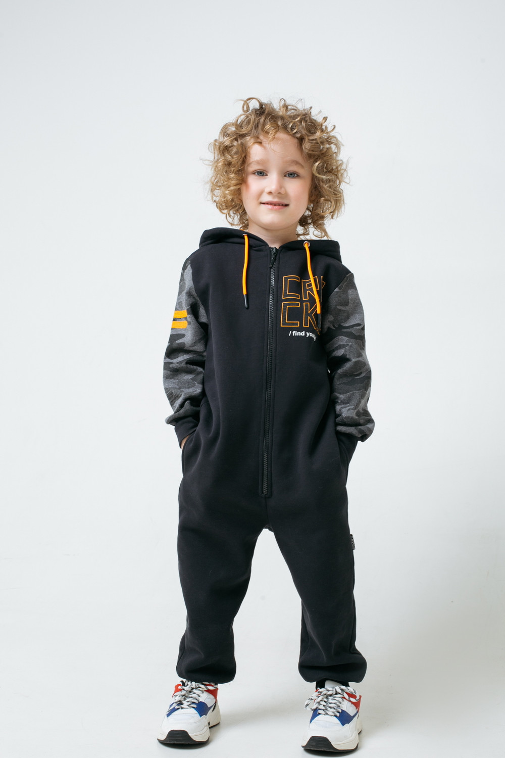 картинка Комбинезон для мальчика Crockid КР 6384 черный к296 от магазина детских товаров ALiSa