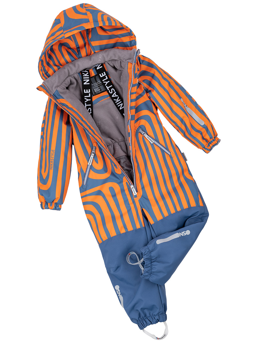 картинка Комбинезон утепленный для мальчика NIKASTYLE 8м0924 апельсин джинс от магазина детских товаров ALiSa
