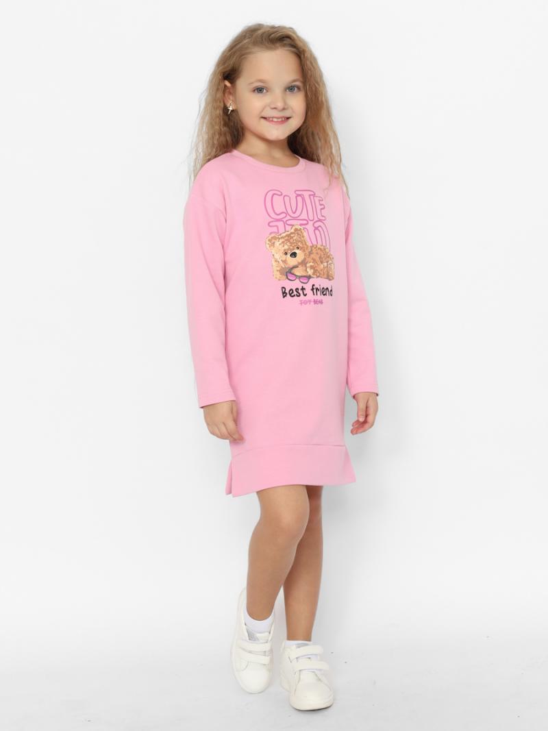 картинка Платье для девочки Cherubino CWKG 63732-27-389 Розовый от магазина детских товаров ALiSa