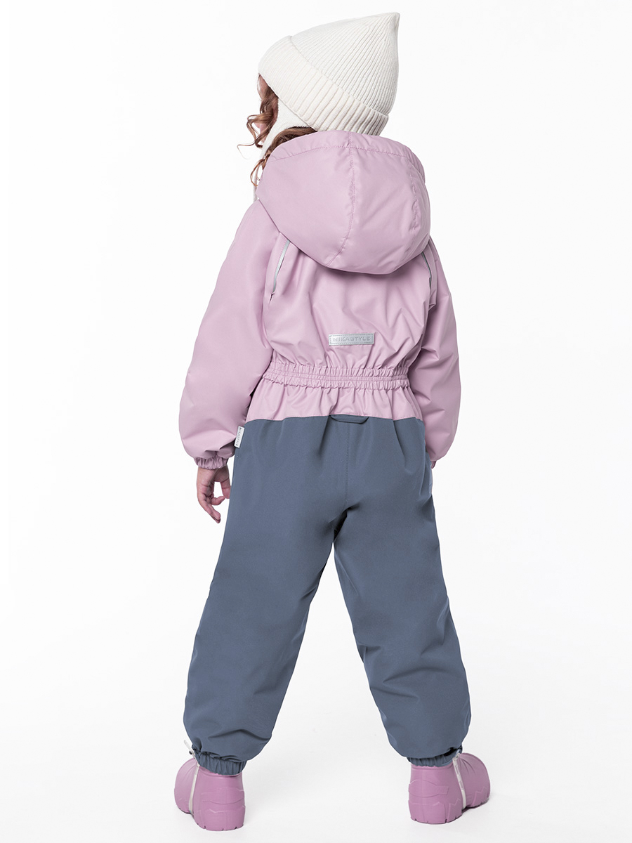 картинка Комбинезон утепленный для девочки NIKASTYLE 8м1524 пудра серый от магазина детских товаров ALiSa