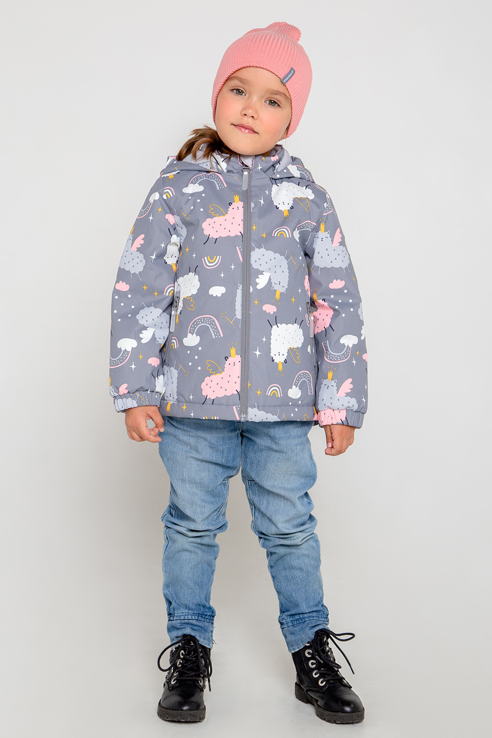 картинка Куртка утепленная для девочки Crockid ВК 32114/н/1 ГР от магазина детских товаров ALiSa