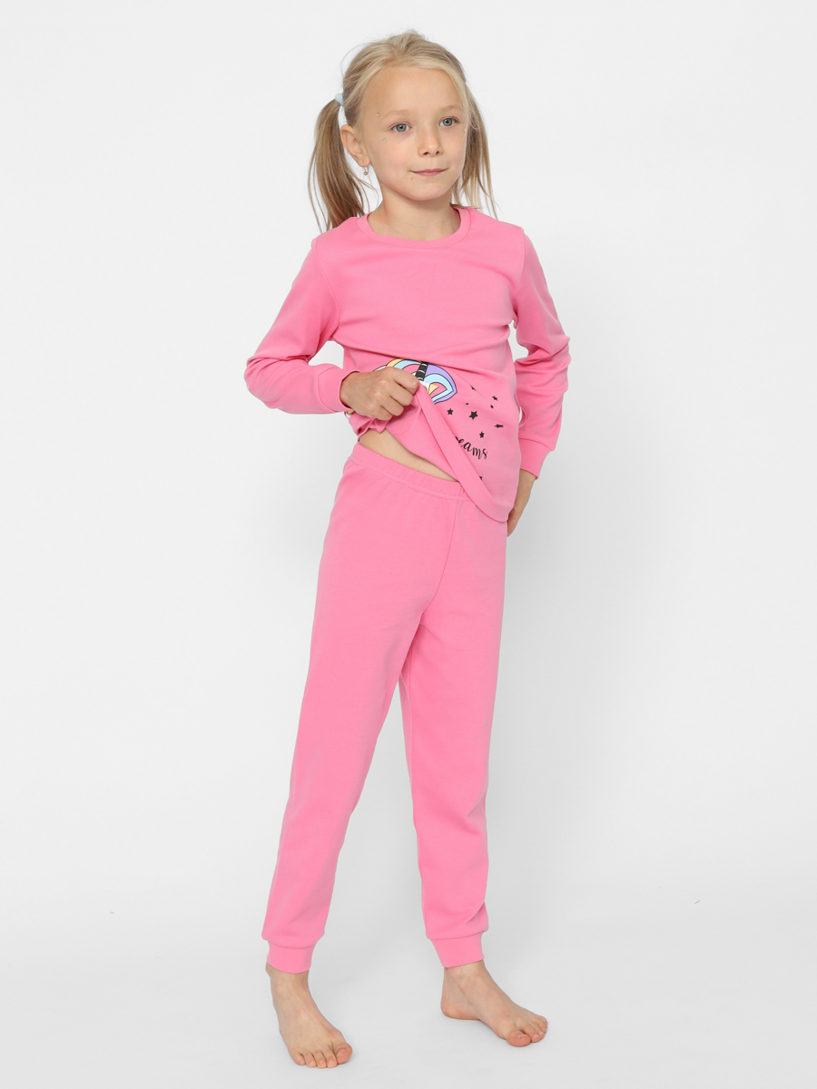 картинка Пижама для девочки Cherubino CWKG 50150-27 Розовый от магазина детских товаров ALiSa