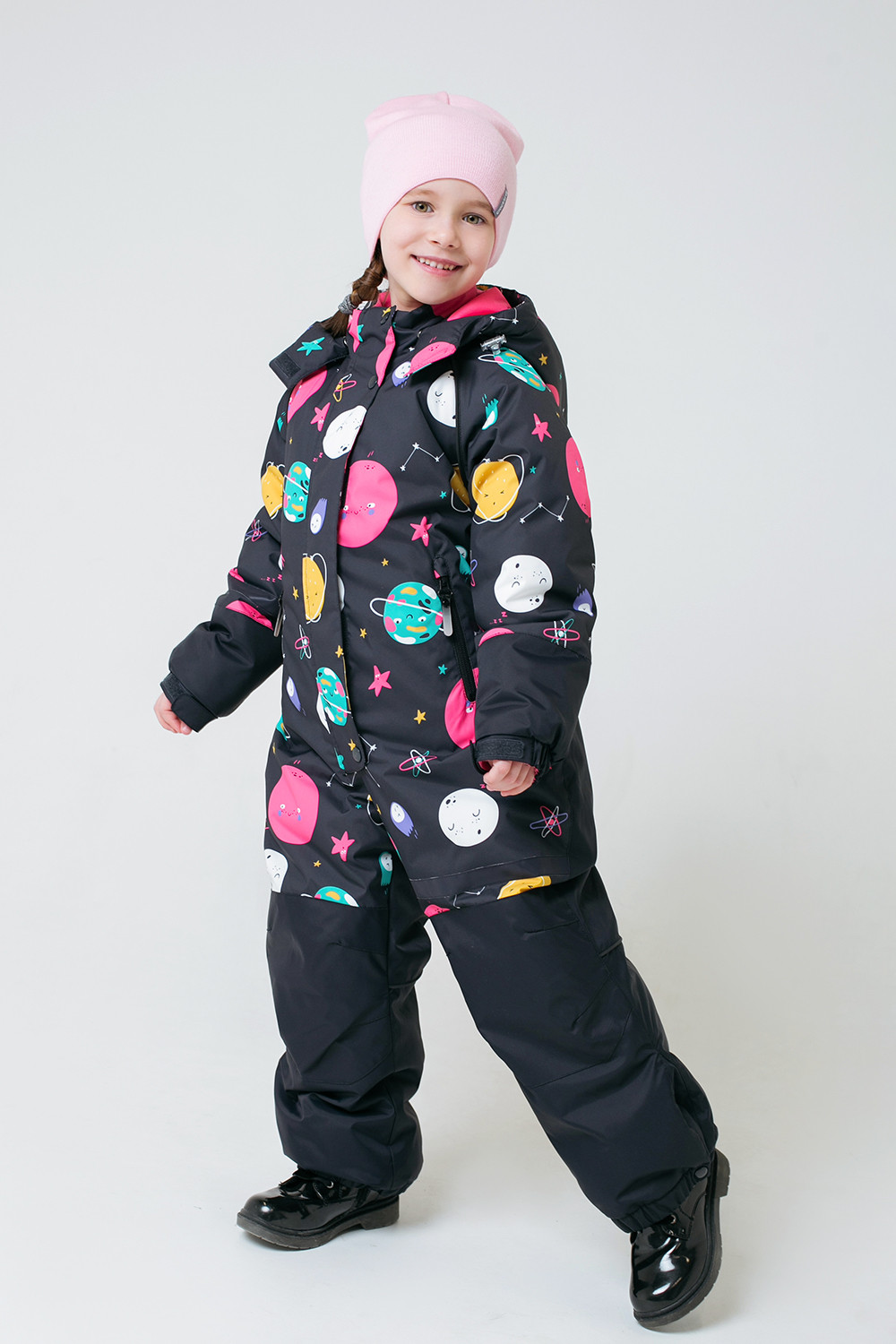 картинка Комбинезон зимний для девочки Crockid  ВК 60062/н/1 ГР от магазина детских товаров ALiSa