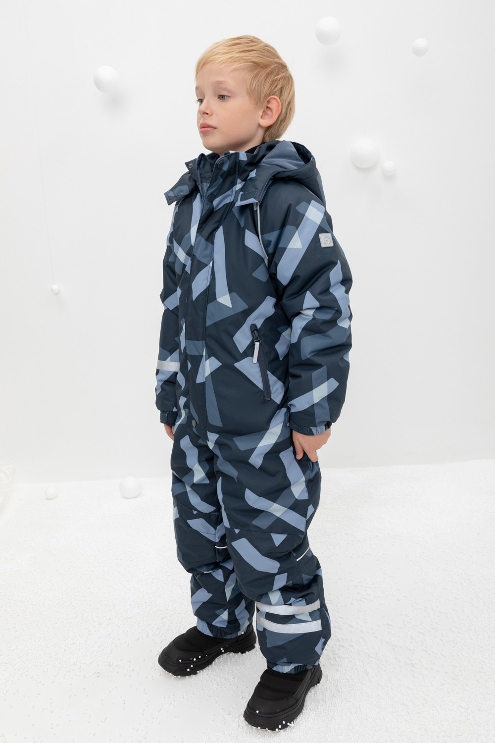 картинка Комбинезон зимний для мальчика Crockid ВК 60040/н/3 ГР от магазина детских товаров ALiSa