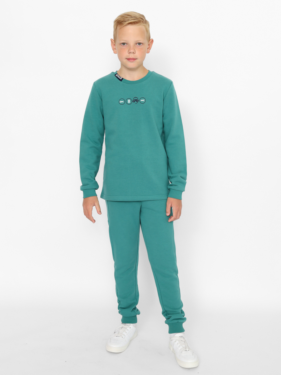 картинка Джемпер для мальчика Cherubino CWJB 63724-37-388 Зеленый от магазина детских товаров ALiSa