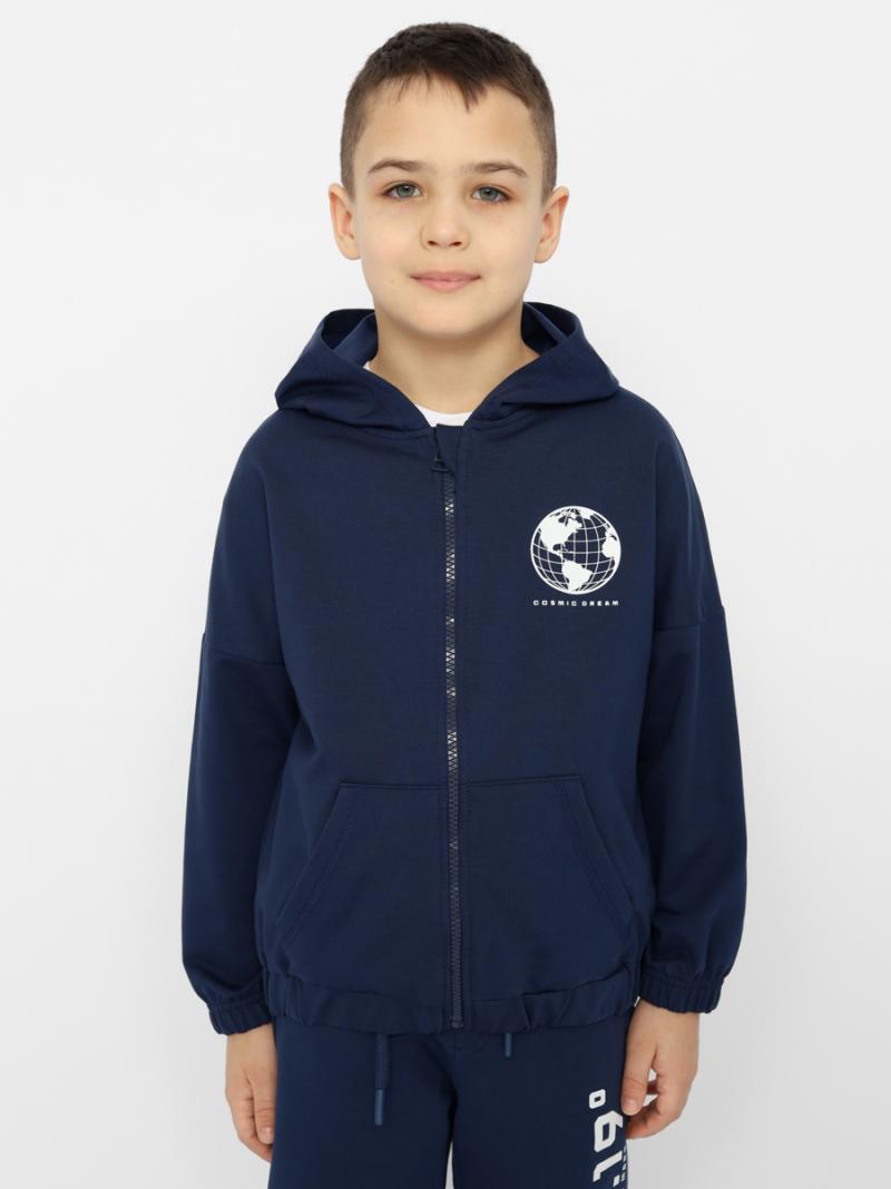 картинка Куртка для мальчика Cherubino CSKB 63470-41-353 Темно-синий от магазина детских товаров ALiSa
