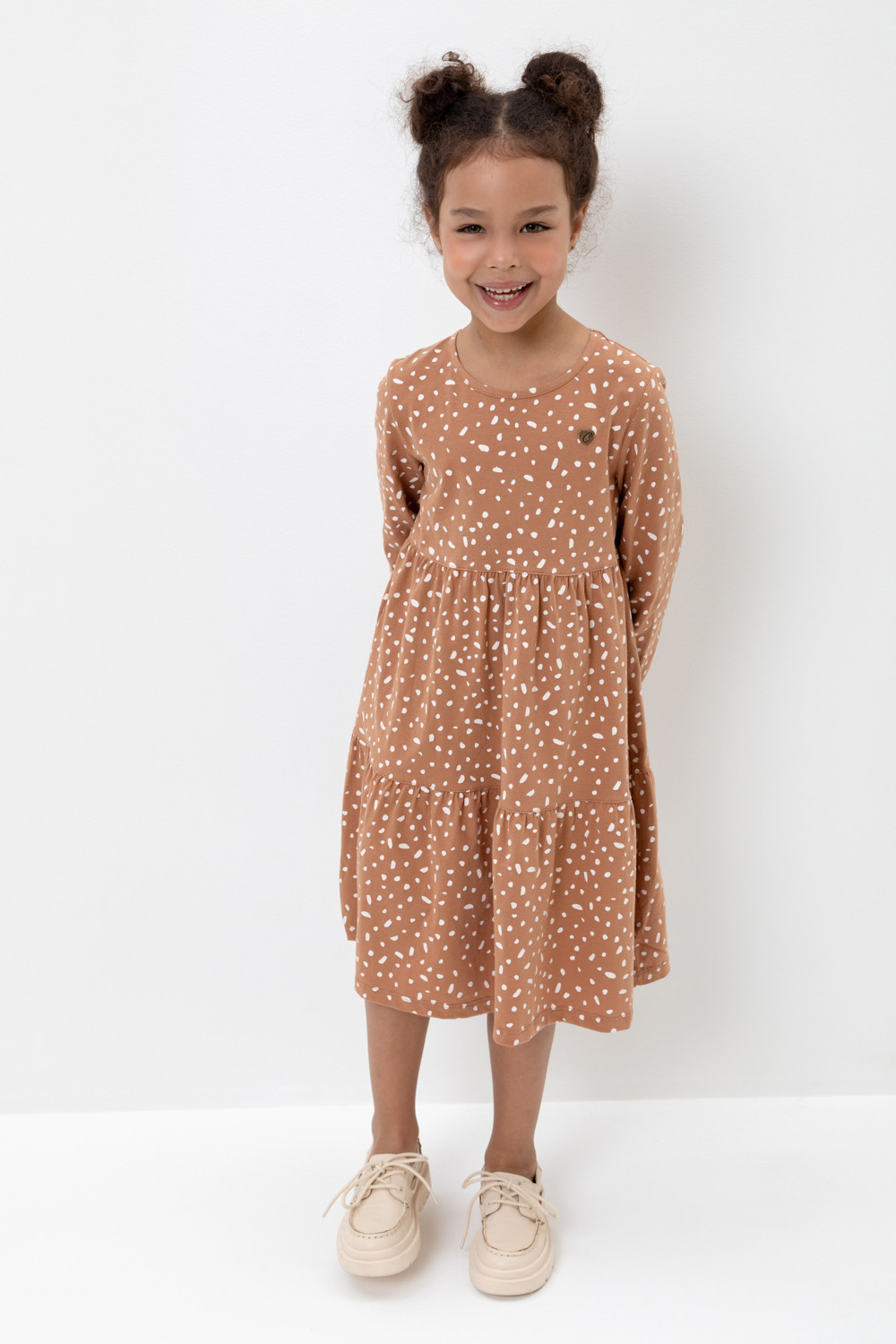 картинка Платье для девочки Crockid К 5770 индийский загар, россыпь от магазина детских товаров ALiSa