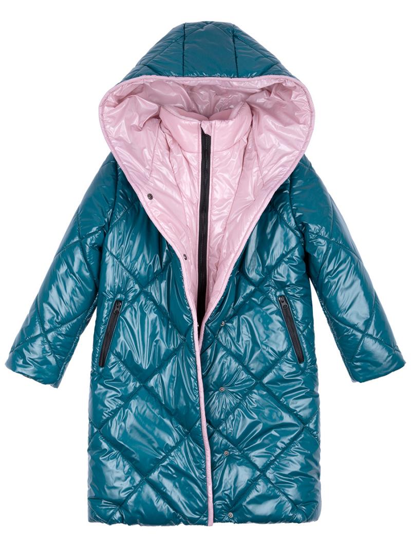 картинка Пальто зимнее для девочки NIKASTYLE 6з4423 изумрудный от магазина детских товаров ALiSa