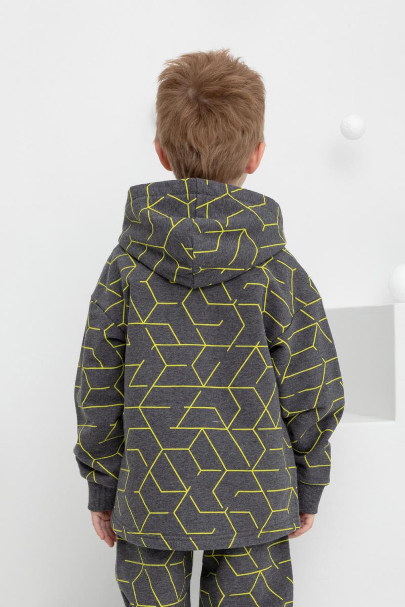 картинка Куртка для мальчика Crockid КР 302226 темно-серый меланж к420 от магазина детских товаров ALiSa