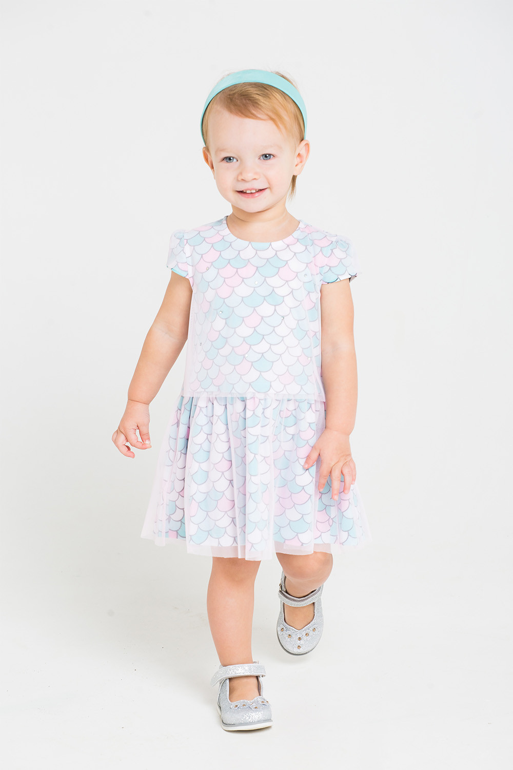 картинка Платье для девочки Crockid КР 5506 чешуя к209 от магазина детских товаров ALiSa