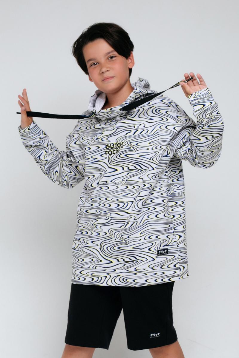 картинка Джемпер для мальчика КБ 301785 светло-серый меланж к66 от магазина детских товаров ALiSa