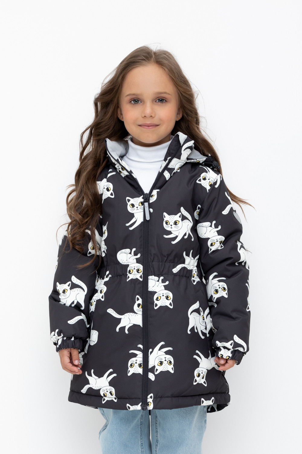 картинка Куртка зимняя для девочки Crockid ВК 38075/н/2 ГР от магазина детских товаров ALiSa