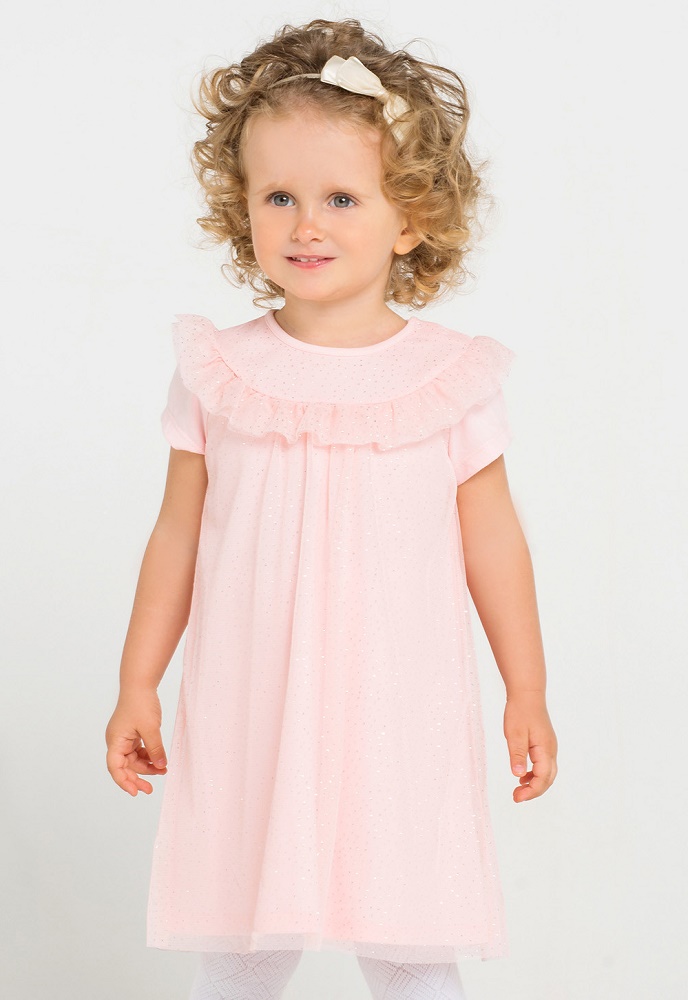 картинка Платье для девочки Crockid К 5540 персиковый румянец от магазина детских товаров ALiSa