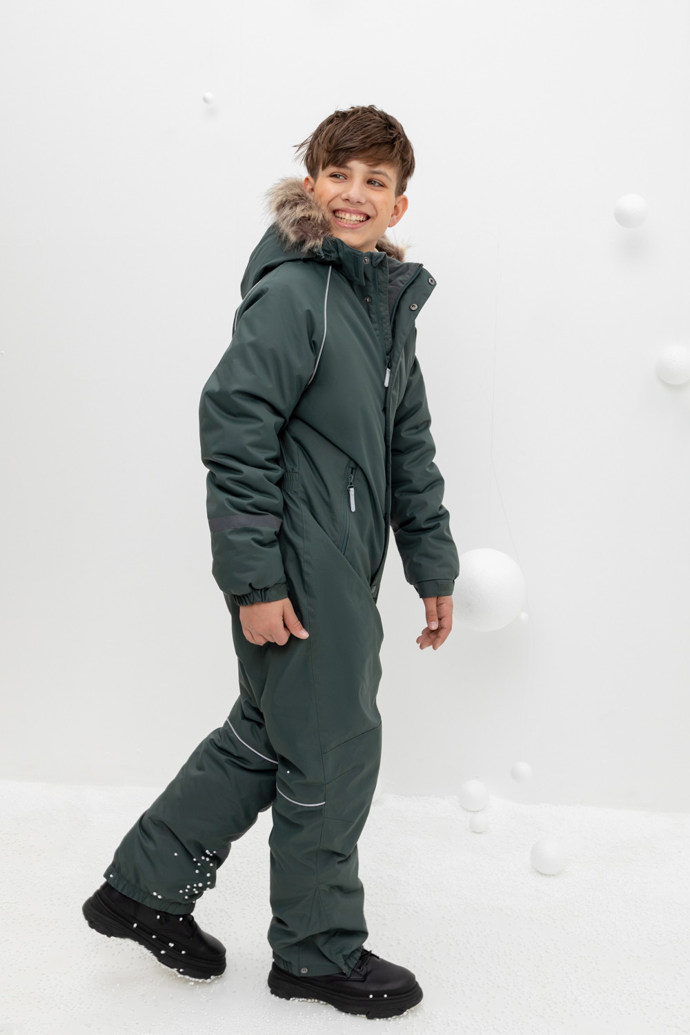 картинка Комбинезон зимний для мальчика Crockid ВК 60102/4 ГР от магазина детских товаров ALiSa