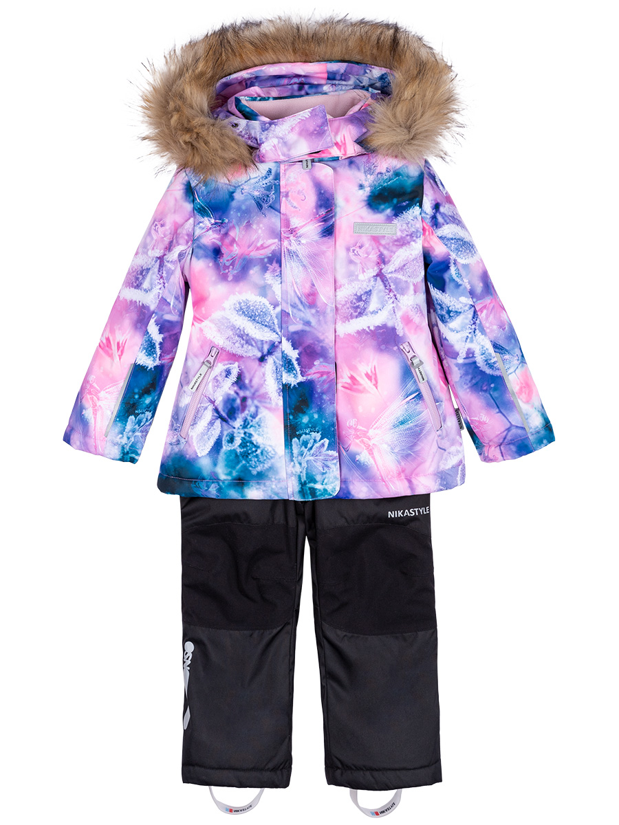 картинка Комплект зимний для девочки NIKASTYLE 7з1223 изумрудный черный от магазина детских товаров ALiSa