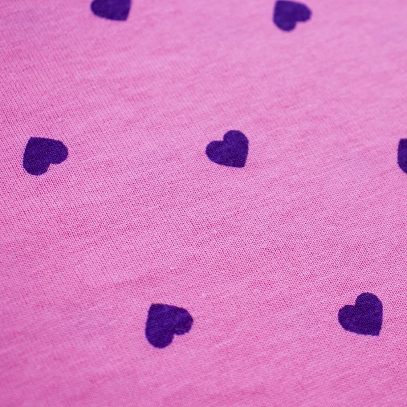 картинка Футболка для девочки Youlala YLA 0017102301 Розовый сердечки от магазина детских товаров ALiSa