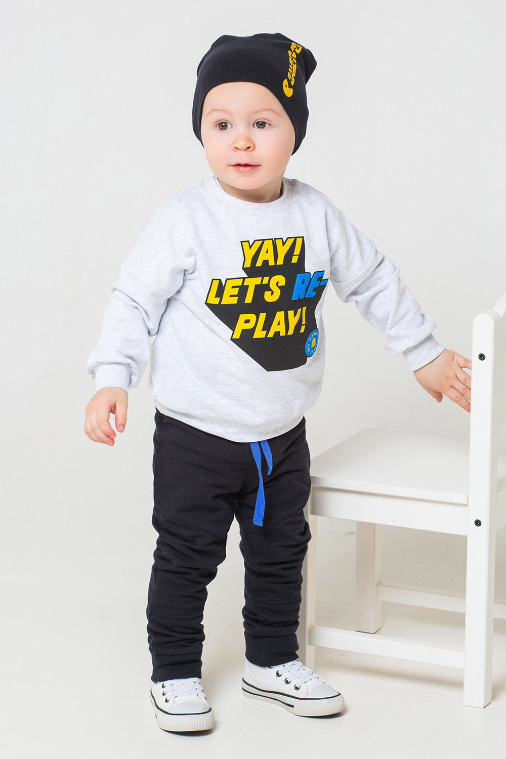 картинка Джемпер для мальчика Crockid КР 300781 светло-серый меланж к218 от магазина детских товаров ALiSa