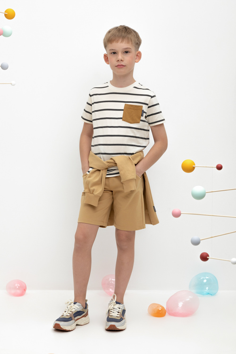 картинка Шорты для мальчика Crockid КР 400637 светло-коричневый к442 от магазина детских товаров ALiSa