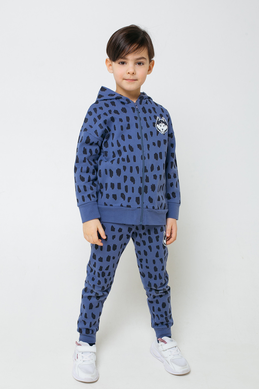 картинка Куртка для мальчика Crockid К 301403 джинсовый, кусочки льда к1273 от магазина детских товаров ALiSa