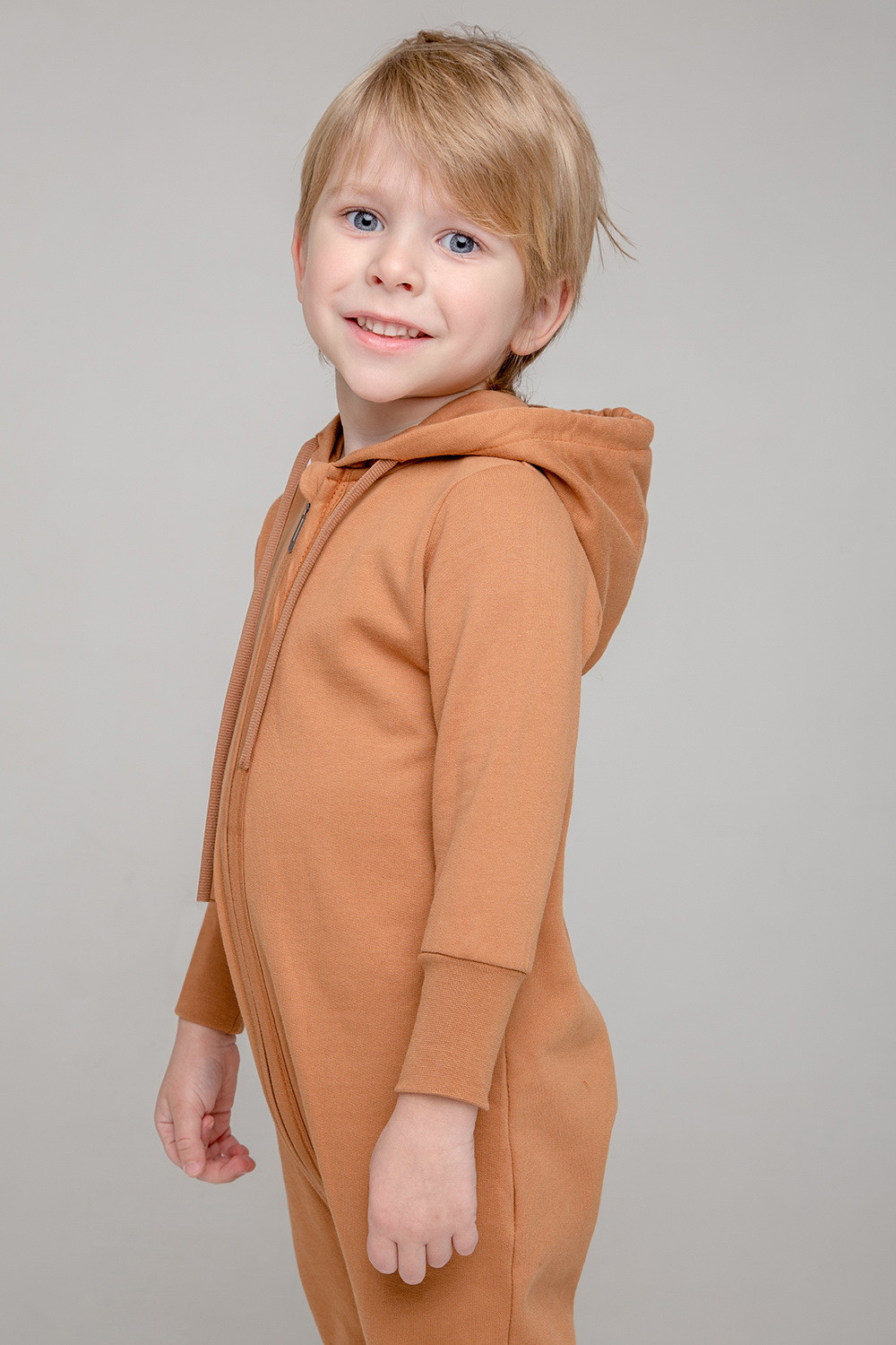 картинка Комбинезон для мальчика Crockid К 6420 коричневый от магазина детских товаров ALiSa