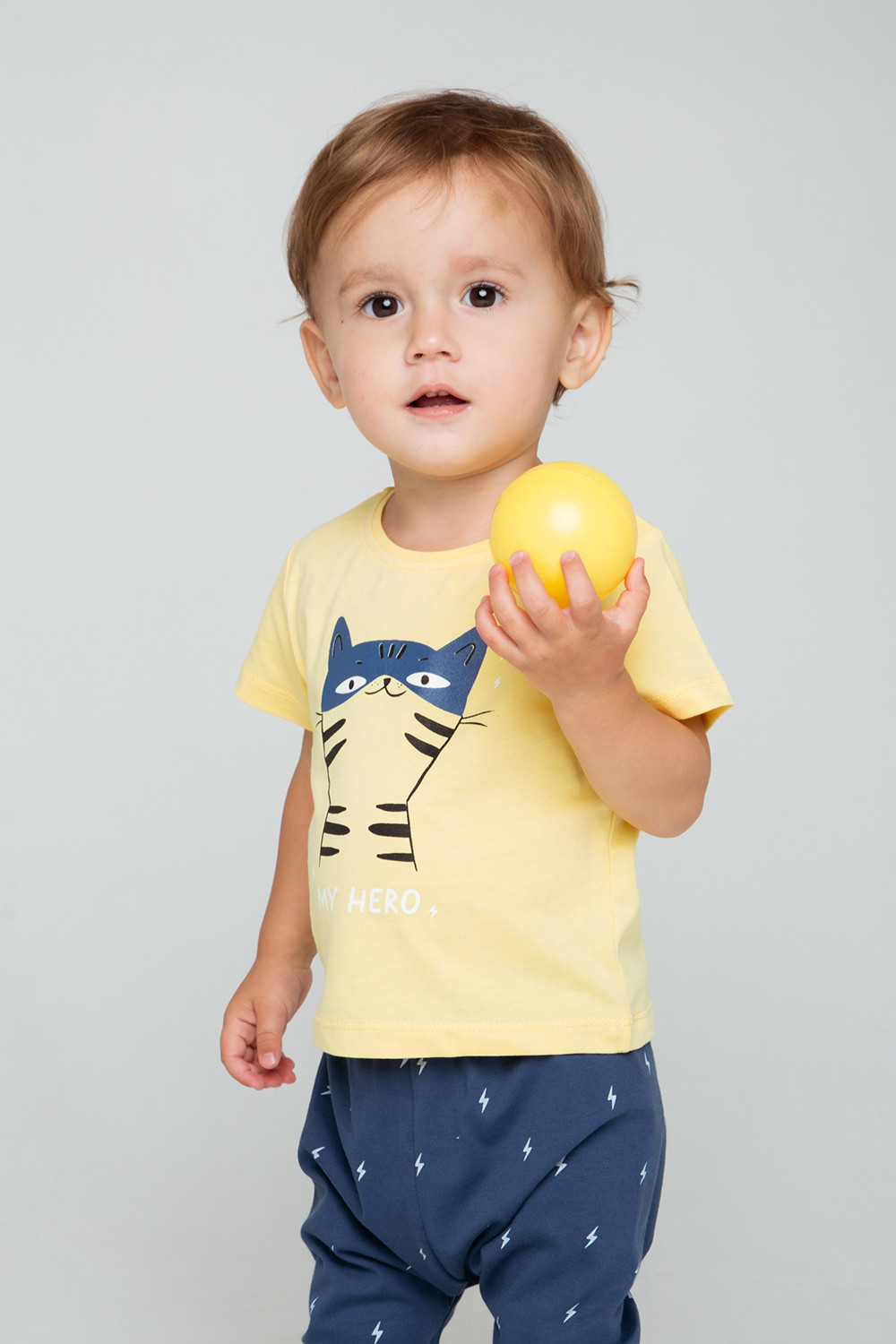 картинка Футболка для мальчика Crockid К 300871 солнечный (мой герой) от магазина детских товаров ALiSa