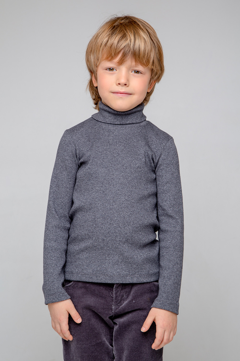 картинка Джемпер для мальчика Crockid КР 301477-1 серый меланж к356 от магазина детских товаров ALiSa