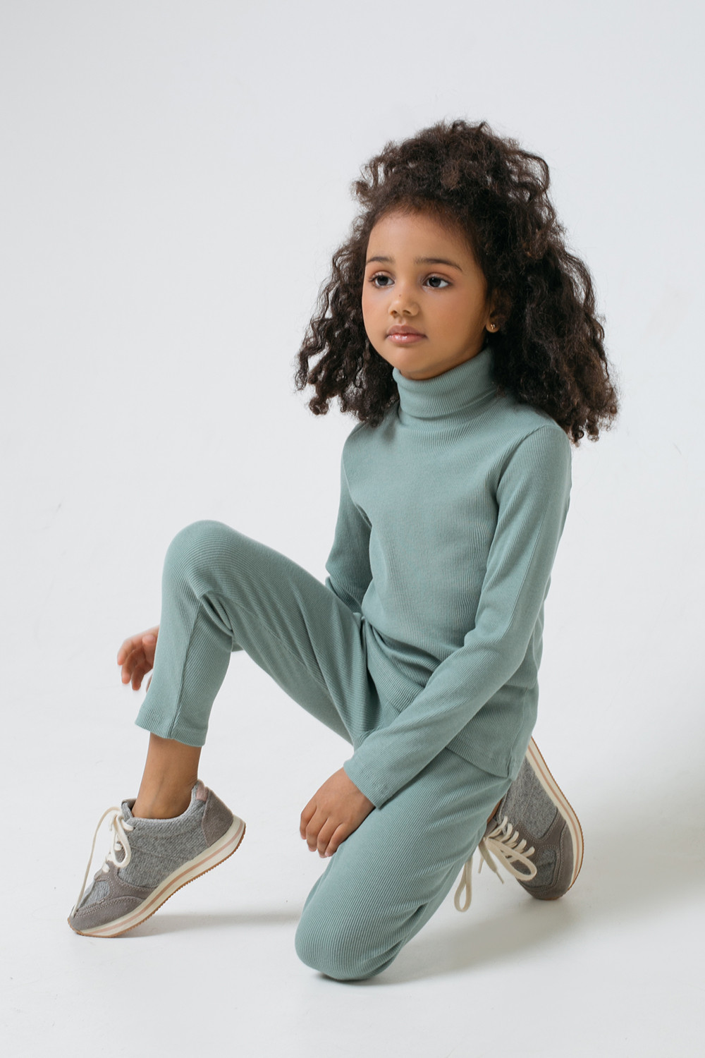картинка Джемпер для девочки Crockid КР 301477 весенний зеленый к307 от магазина детских товаров ALiSa