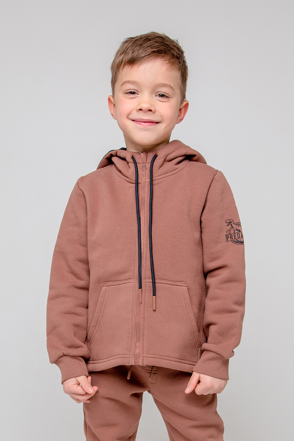 картинка Куртка для мальчика Crockid КР 301859 коричневый к344 от магазина детских товаров ALiSa