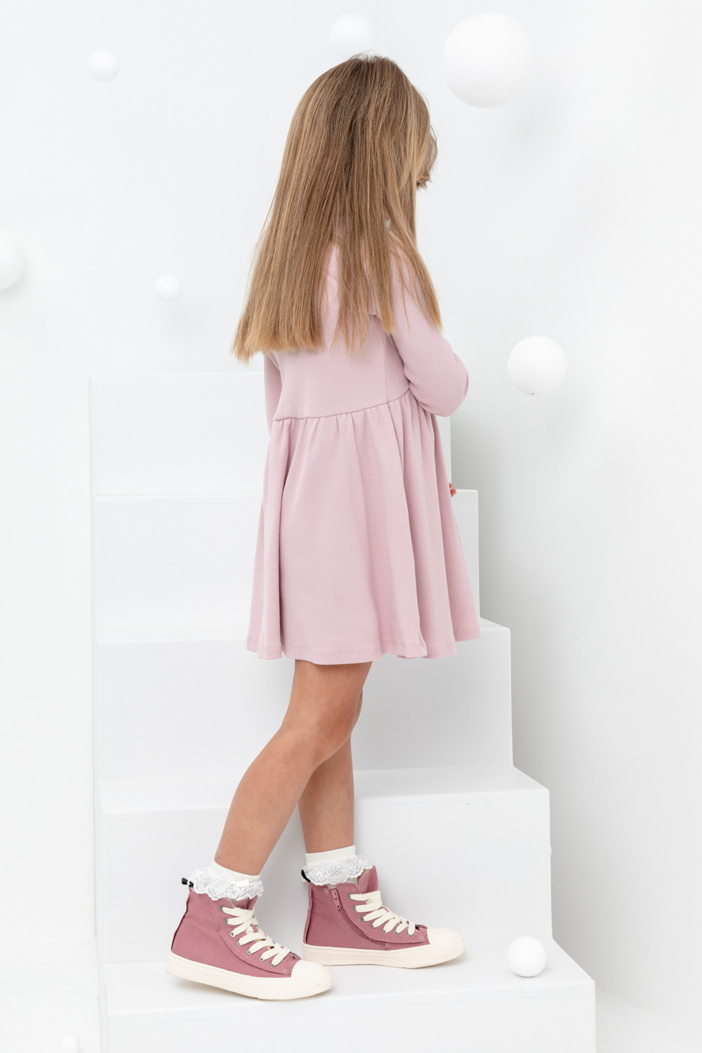 картинка Платье для девочки Crockid КР 5778 розовый лед к405 от магазина детских товаров ALiSa