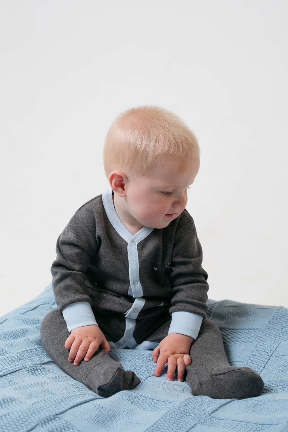 картинка Комбинезон для мальчика Crockid К 6340 серый меланж (северный мишка) от магазина детских товаров ALiSa