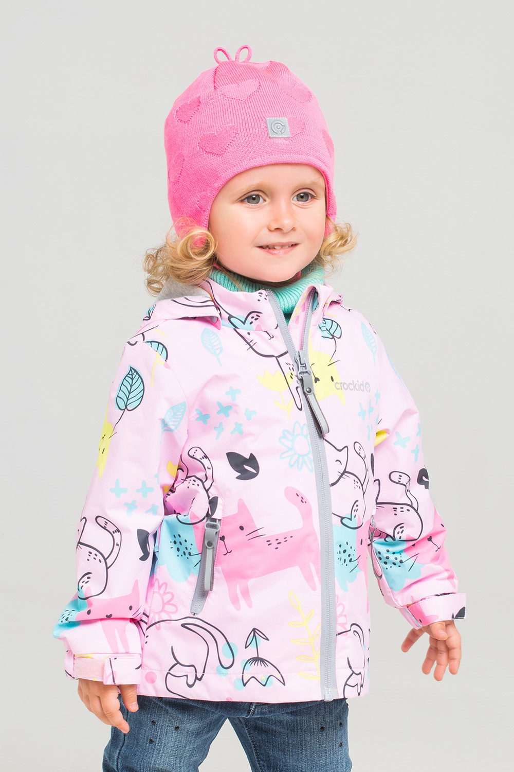 картинка Куртка ветровочная для девочки Crockid ВК 32061/н/2 от магазина детских товаров ALiSa