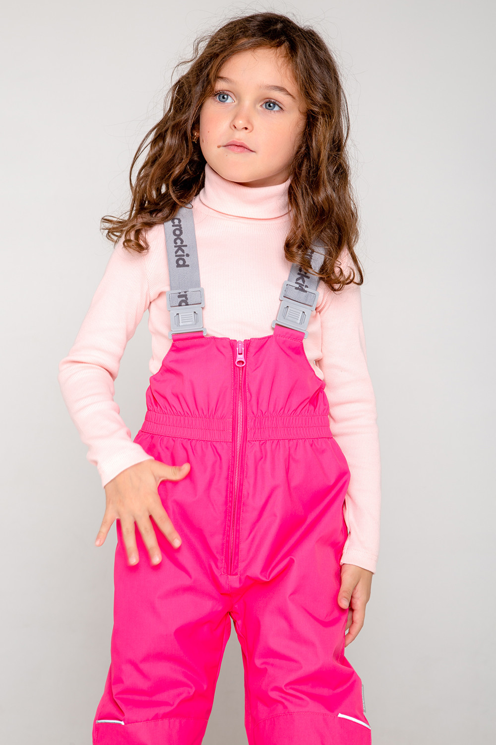 картинка Полукомбинезон демисезонный утепленный для девочки Crockid ВК 46016/21 ГР от магазина детских товаров ALiSa