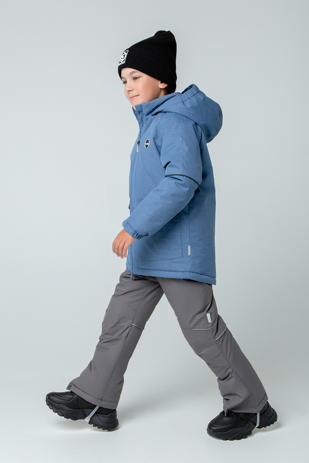 картинка Куртка зимняя для мальчика Crockid ВК 36082/1 ГР от магазина детских товаров ALiSa