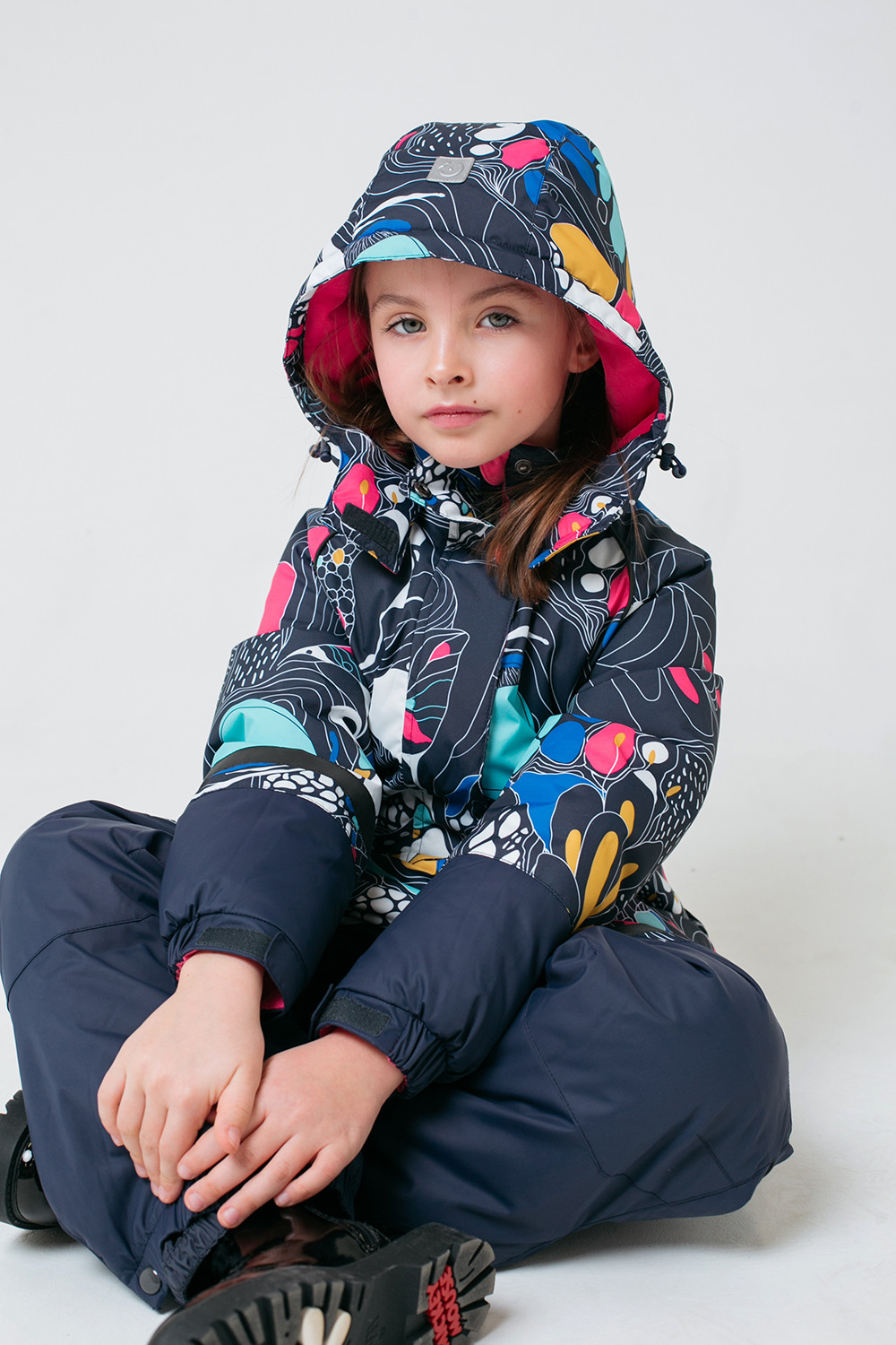 картинка Комбинезон зимний для девочки Crockid  ВК 60056/н/1 ГР от магазина детских товаров ALiSa