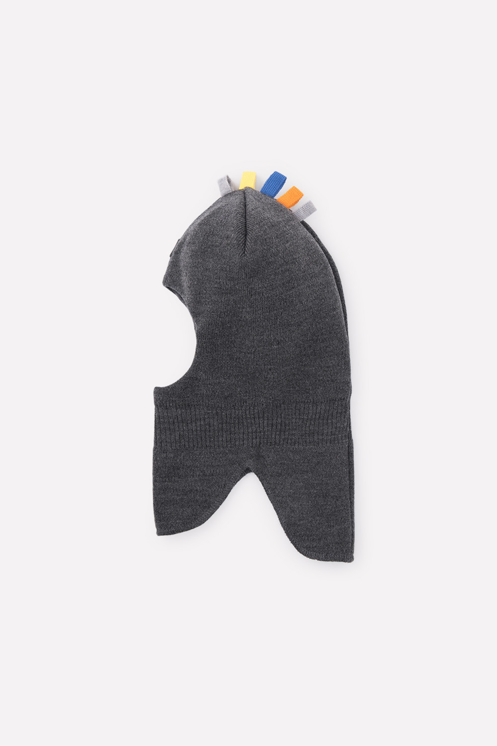 картинка Шапка-шлем для мальчика Crockid КВ 20197 темно-серый меланж от магазина детских товаров ALiSa