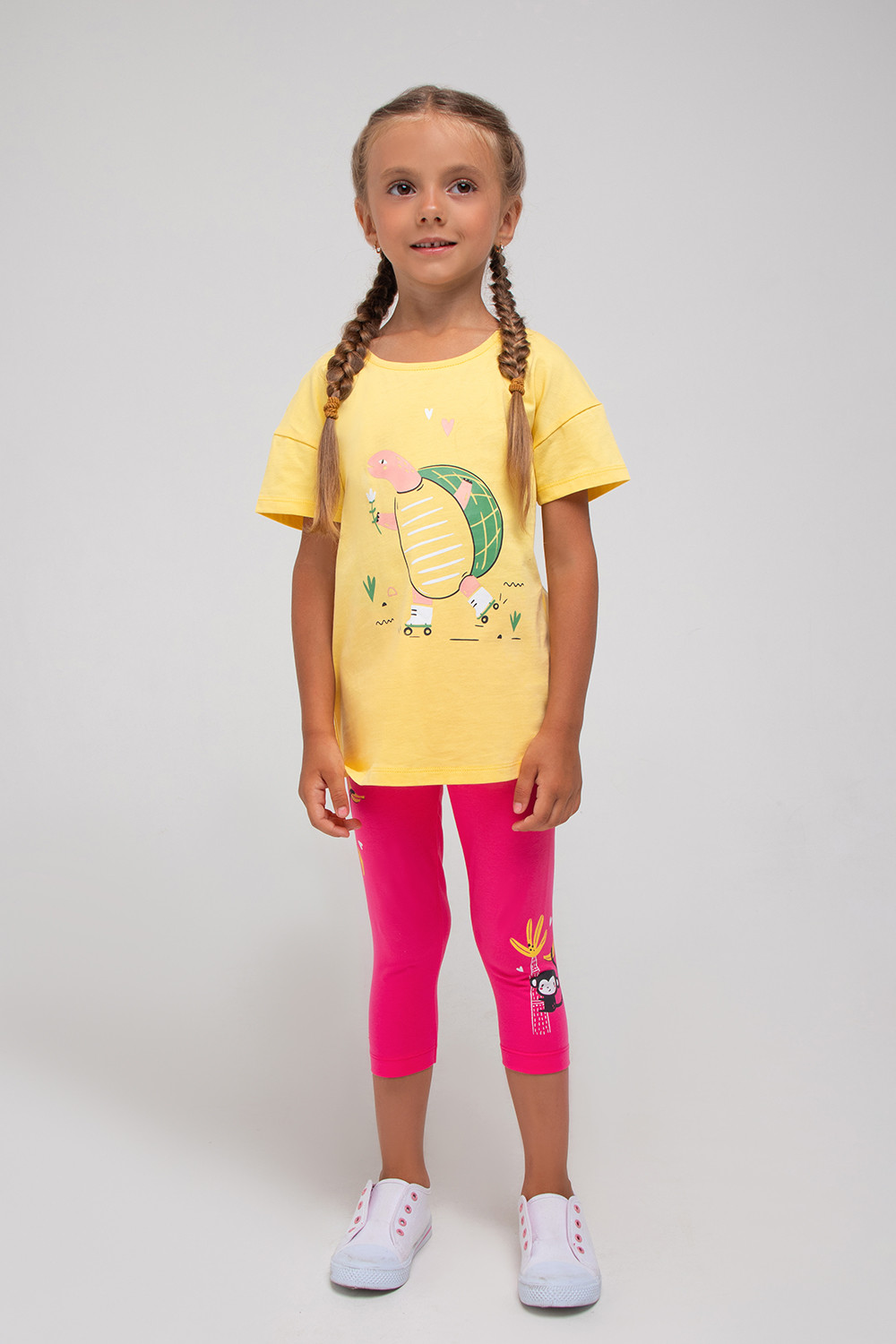 картинка Бриджи для девочки Crockid К 4646 темно-розовый к1288 от магазина детских товаров ALiSa