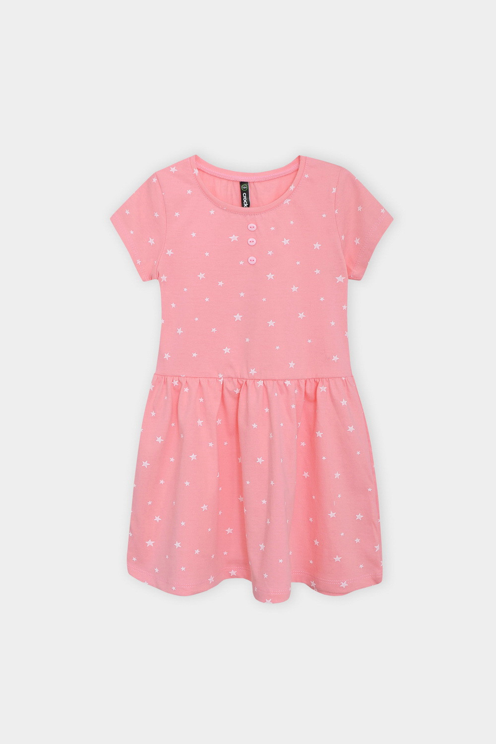 картинка Платье для девочки Crockid К 5809 розовая глазурь, звездочки от магазина детских товаров ALiSa